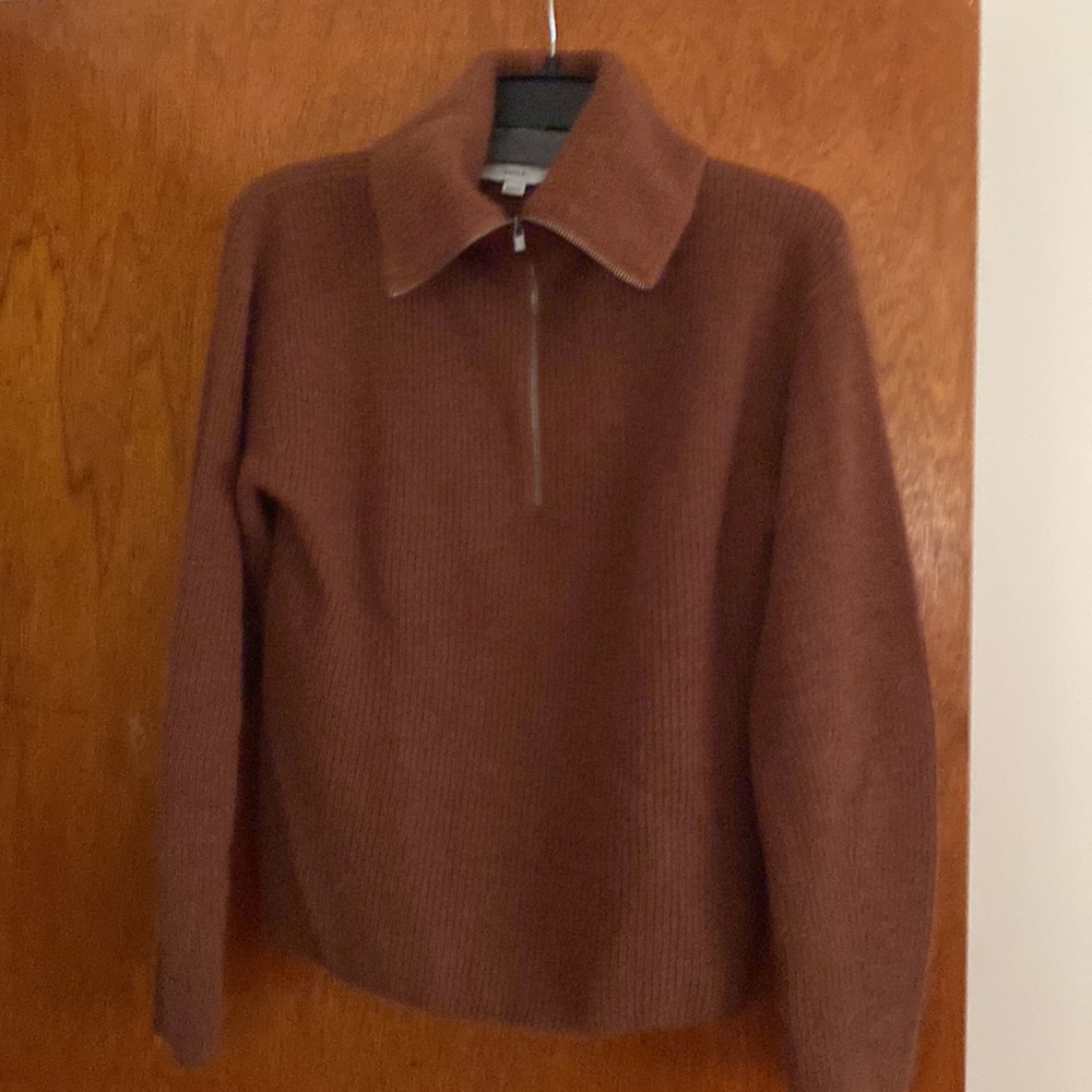 NWT Vince quarter zip sweater